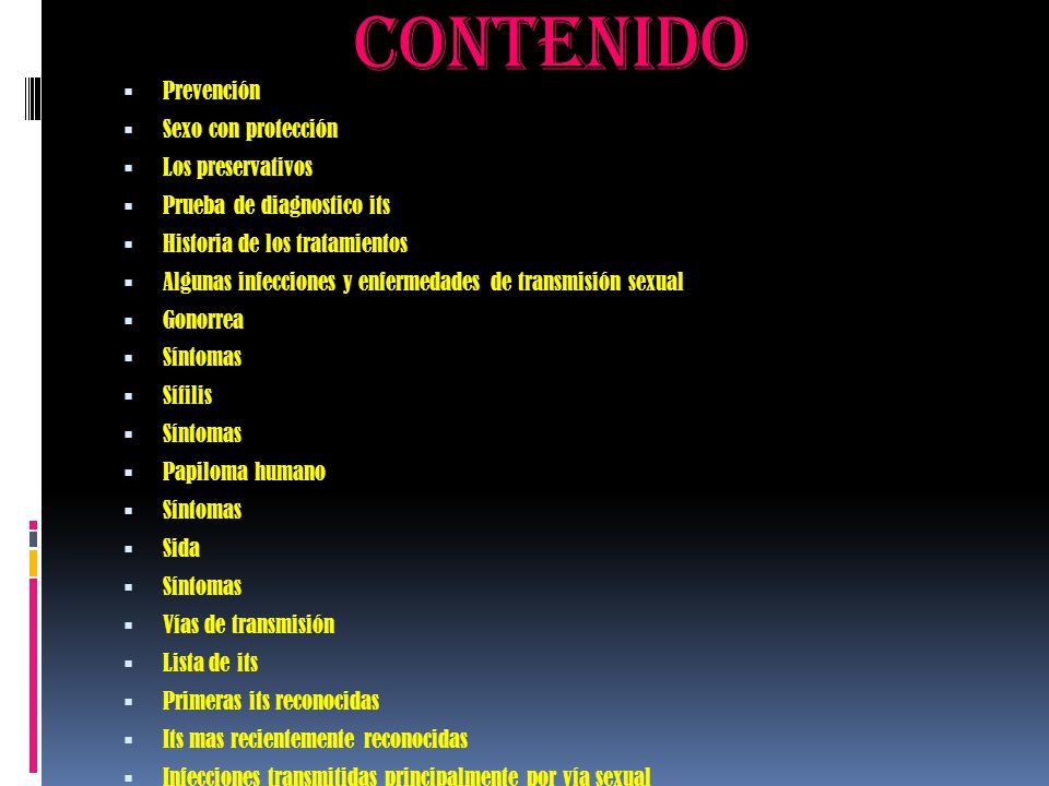 Sintomas de enfermedades venereas Sintomas de enfermedades venereas